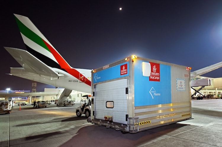 Emirates SkyCargo là hãng vận tải hàng không đầu tiên vận chuyển 50 triệu liều vắc xin COVID-19