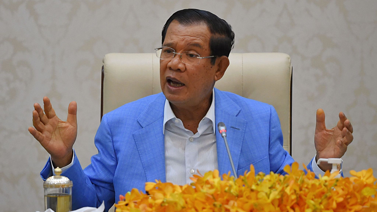 Thủ tướng Hun Sen của Campuchia - Ảnh: CGTN