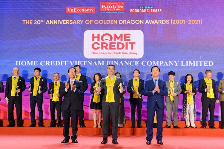 Home Credit đạt Giải thưởng Rồng vàng lần thứ 7 liên tiếp