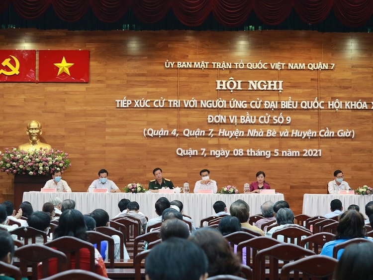 Các ứng viên ĐBQH thuộc đơn vị bầu cử số 9 vận động bầu cử qua hình thức trực tuyến (TNO)
