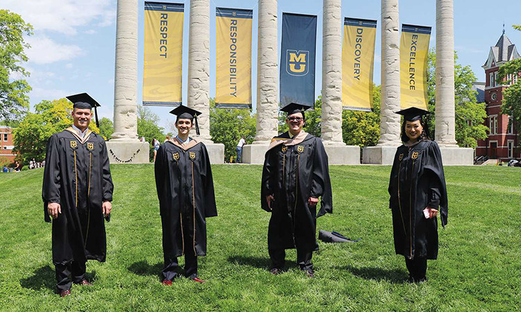Sinh viên Đại học bang Missouri trong lễ tốt nghiệp hồi tháng 5/2021