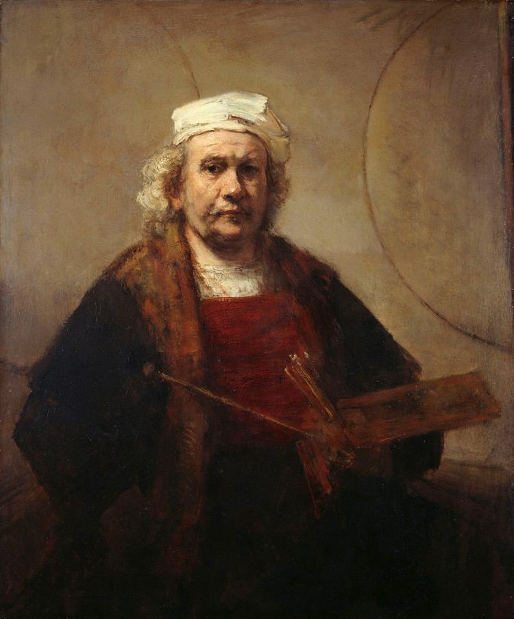 Chân dung tự hoạ, 1661. Rembrandt van Rijn