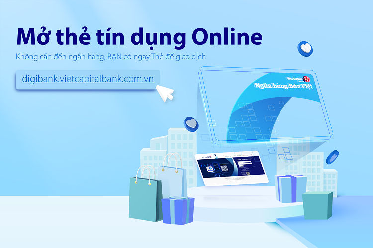 Bản Việt cung cấp dịch vụ mở thẻ tín dụng online