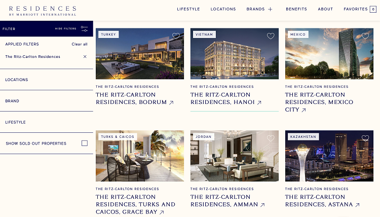 Khu căn hộ hàng hiệu Ritz-Carlton, Hanoi xuất hiện giữa các dự án bất động sản hàng hiệu của Marriott International