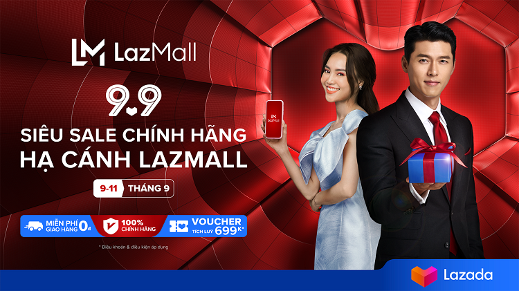 Lazada công bố Hyun Bin là đại sứ khu vực đầu tiên của Lazmall