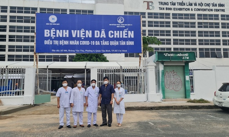 Bệnh viện Dã chiến đa tầng tại quận Tân Bình đi vào hoạt động