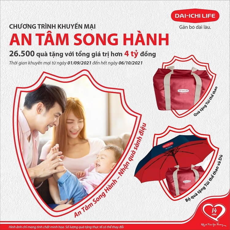 Dai-ichi Life ra mắt chương trình khuyến mãi “An tâm song hành”