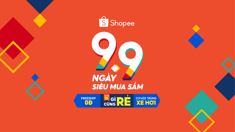 Shopee mở màn mùa sale 9.9 Ngày siêu mua sắm