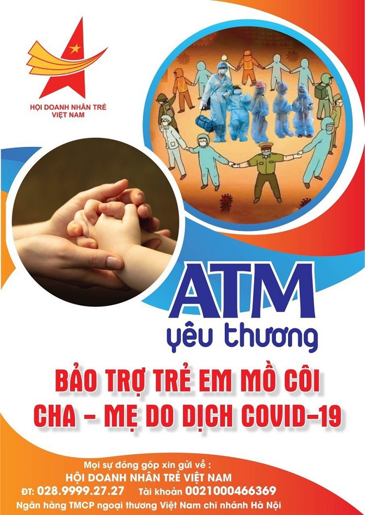 Phát động ATM yêu thương-nhận bảo trợ và đỡ đầu cho trẻ em mồ côi cha mẹ do Covid-19