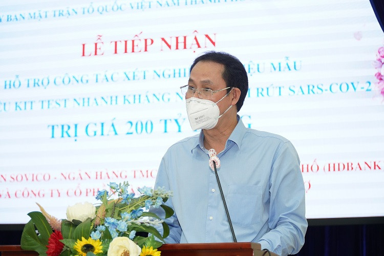 Phó Tổng giám đốc Thường trực tập đoàn Sovico Phạm Khắc Dũng phát biểu tại buổi lễ