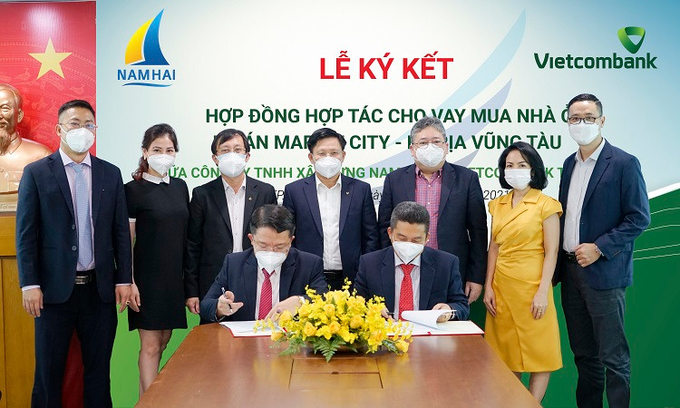 Nam Hải ký kết với Vietcombank Tân Định cho vay mua nhà dự án Marine City