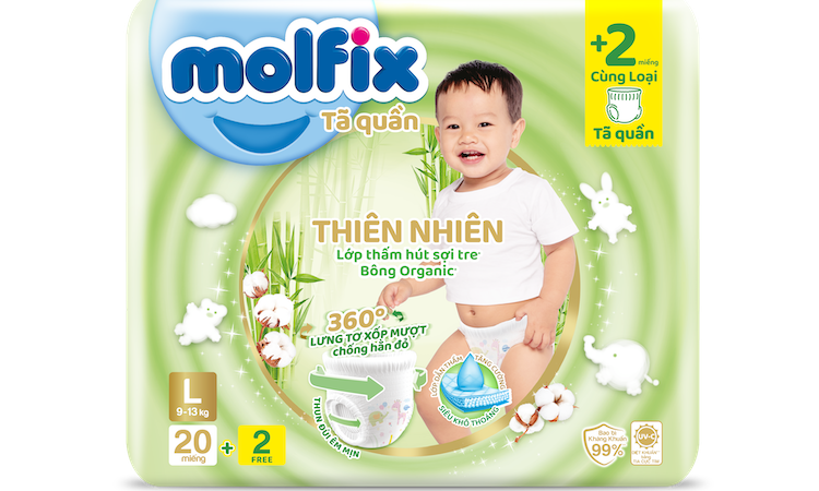 Tập đoàn Hayat ra mắt thương hiệu tã trẻ em Molfix tại Việt Nam