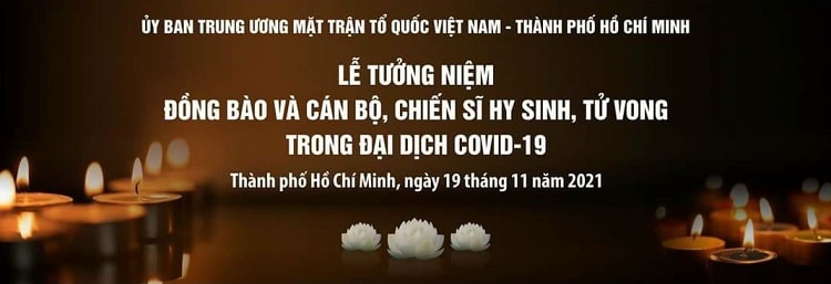 Sẽ tổ chức nhiều hoạt động tưởng niệm đồng bào tử vong vì Covid-19