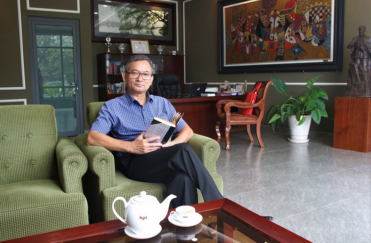 Ông Ngô Vi Đồng - Chủ tịch HĐQT Công ty HPT: “Muốn phát triển văn hóa đọc tại doanh nghiệp, trước hết người lãnh đạo phải yêu mến sách”