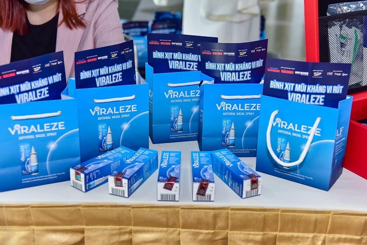 Ra mắt bình xịt kháng virus Viraleze tại Việt Nam