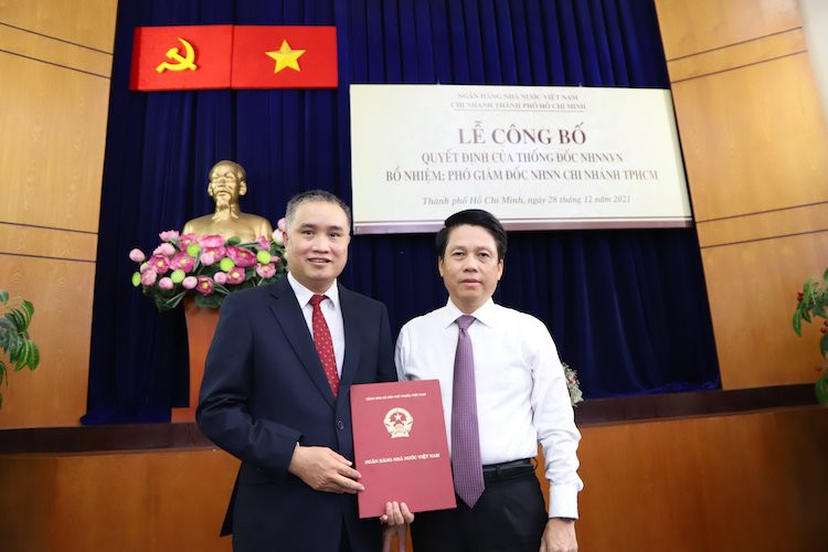 Ông Nguyễn Đức Lệnh làm Phó giám đốc Ngân hàng Nhà nước TP.HCM