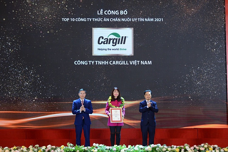 Cargill Việt Nam nằm trong Top 10 công ty thức ăn chăn nuôi uy tín 2021