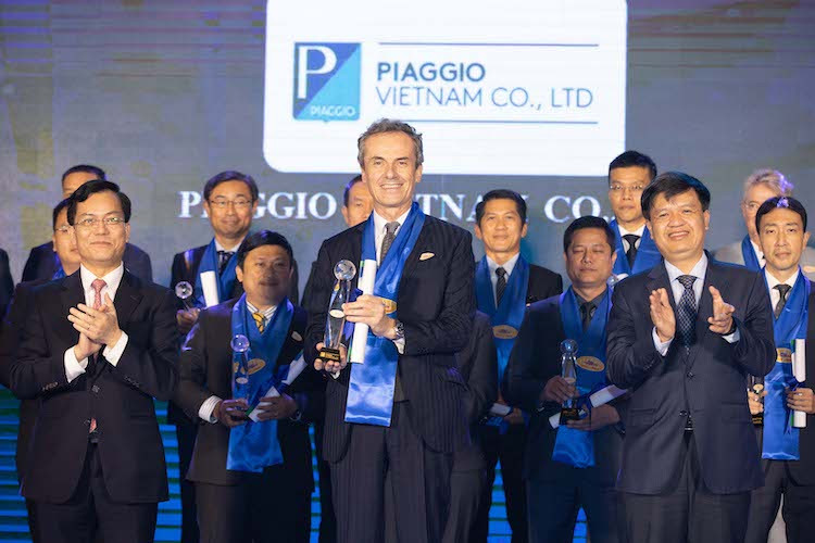 Piaggio Việt Nam được vinh danh trong Top 50 doanh nghiệp FDI tiêu biểu