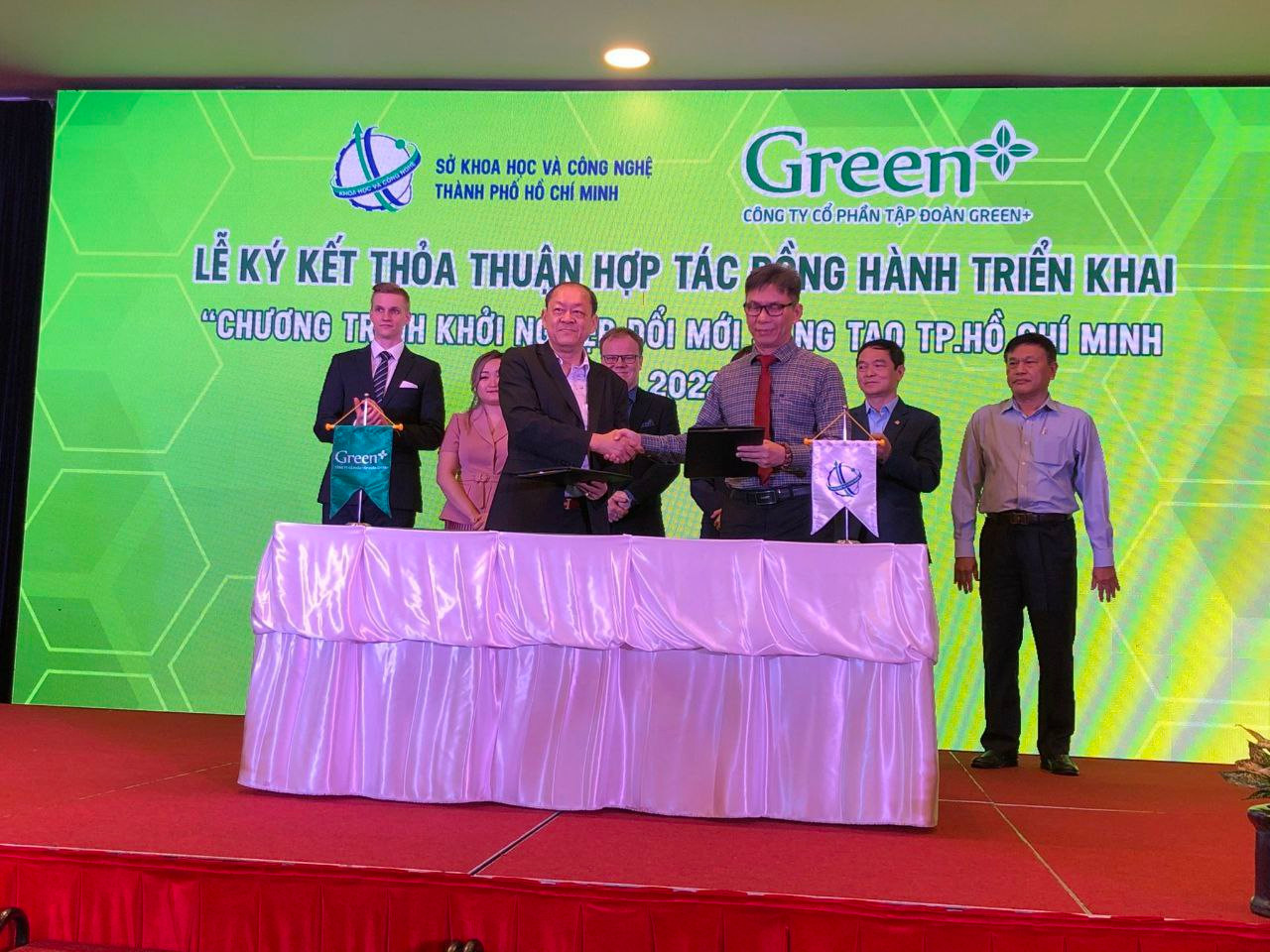 Sở Khoa học và Công nghệ TP.HCM ký thỏa thuận với Công ty CP Tập đoàn Green+