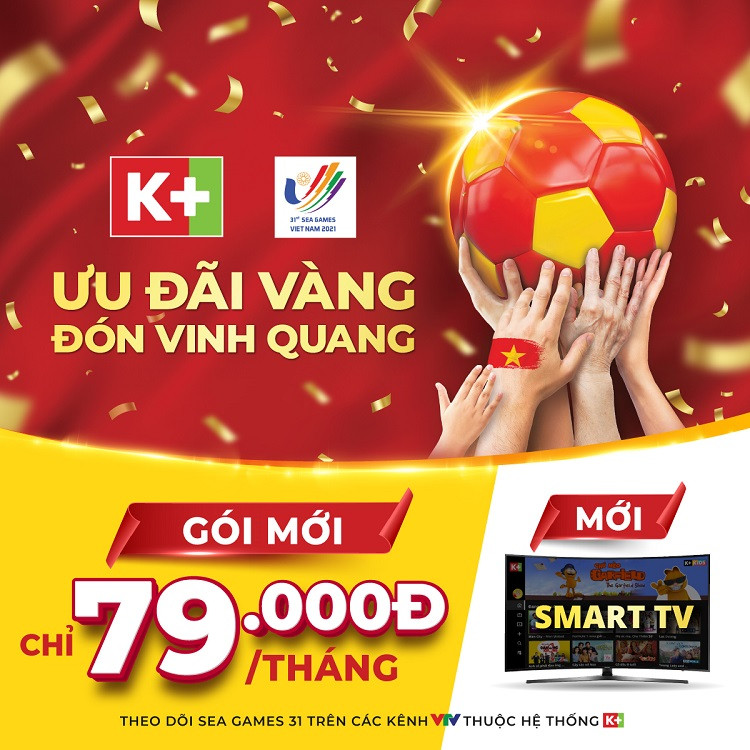 Truyền hình K+ ra mắt gói mới chỉ 79.000 đồng và App K+ trên Smart TV