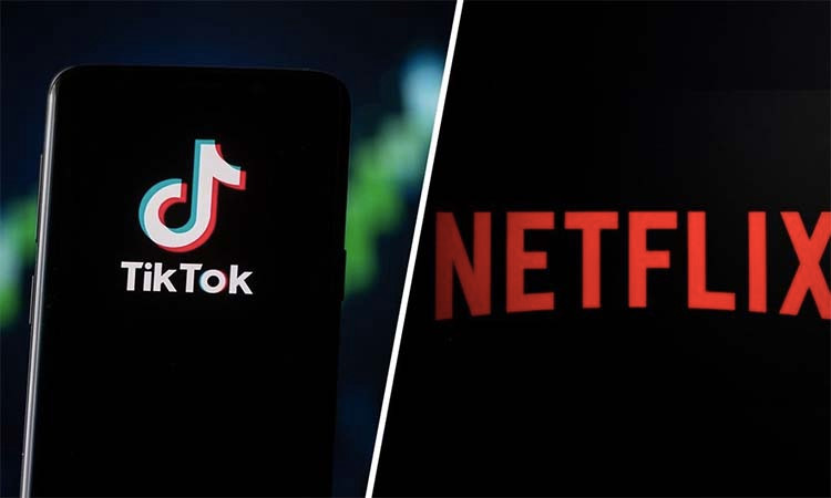Netflix và TikTok: Cuộc chiến “chiếm” người dùng