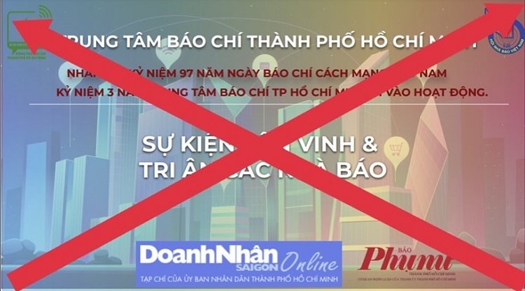 Cảnh báo giả mạo Tạp chí Doanh Nhân Sài Gòn kêu gọi tài trợ tri ân nhà báo