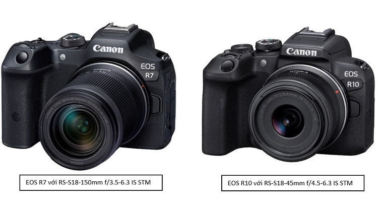 Canon ra mắt bộ đôi máy ảnh EOS R7 và EOS R10