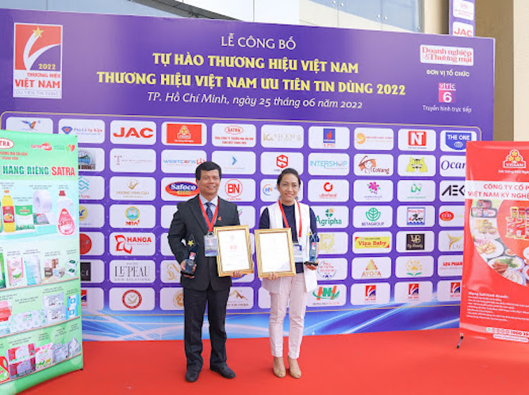 Vissan được vinh danh “Top 10 thương hiệu Việt Nam ưu tiên tin dùng” năm 2022