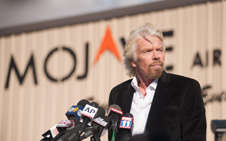CEO, xử lý khủng hoảng truyền thông, Virgin Galactic, Richard Branson