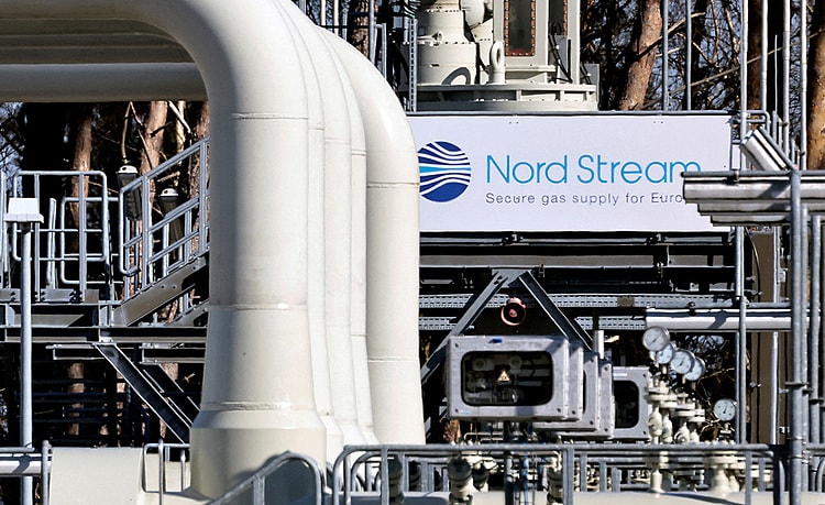 Một cơ sở trên hệ thống đường ống Nord Stream 1 tại Lubmin, Đức hồi tháng 3. Ảnh: Reuters.