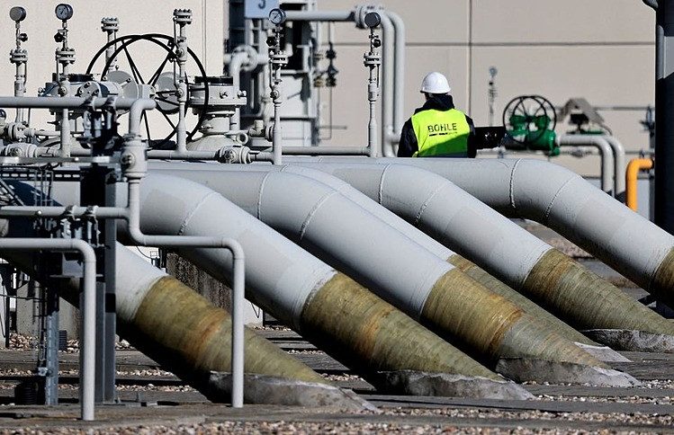 Một cơ sở trong hệ thống đường ống Nord Stream 1 tại Lubmin, Đức ngày 8/3. Ảnh: Reuters.