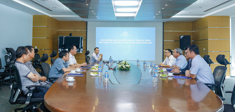 Lãnh đạo tỉnh Đắk Nông thăm và làm việc tại Tập đoàn Công nghệ CMC