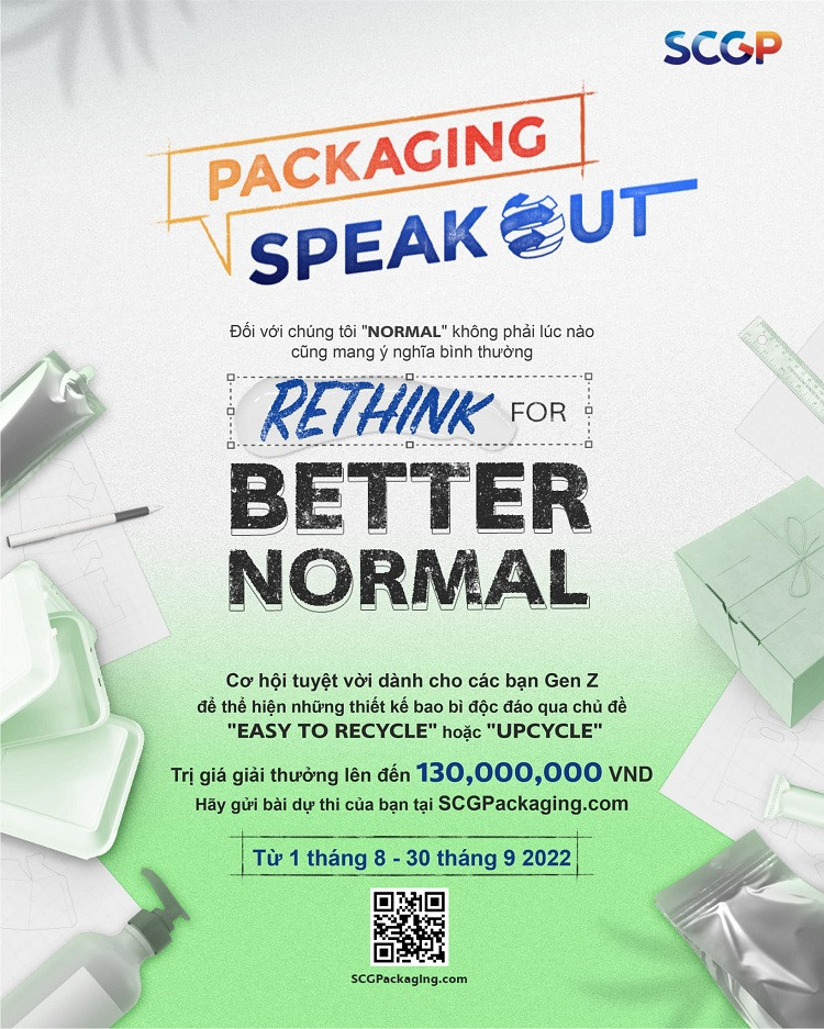 Cuộc thi thiết kế bao bì SCGP Packaging Speak Out 2022 - Việt Nam bắt đầu nhận đăng ký