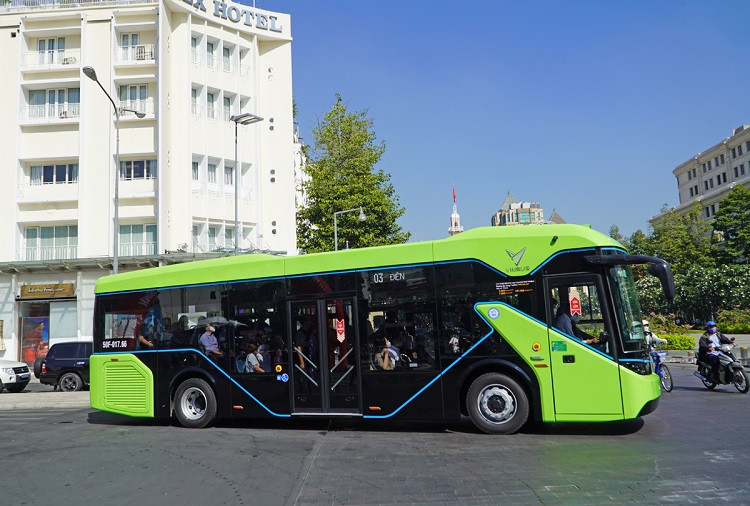 TP.HCM: Buýt điện làm phương tiện cho tuyến buýt nhanh