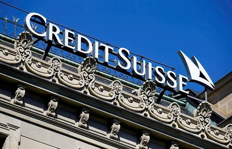 Logo của Credit Suisse tại trụ sở chính ở Zurich (Thụy Sĩ). Ảnh: Arnd Wiegmann.