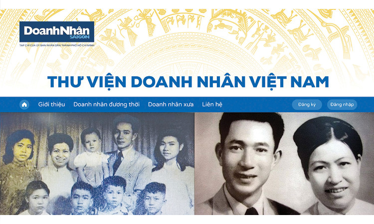 Thư viện số Doanh nhân Việt Nam: Kho dữ liệu về doanh nhân Việt Nam
