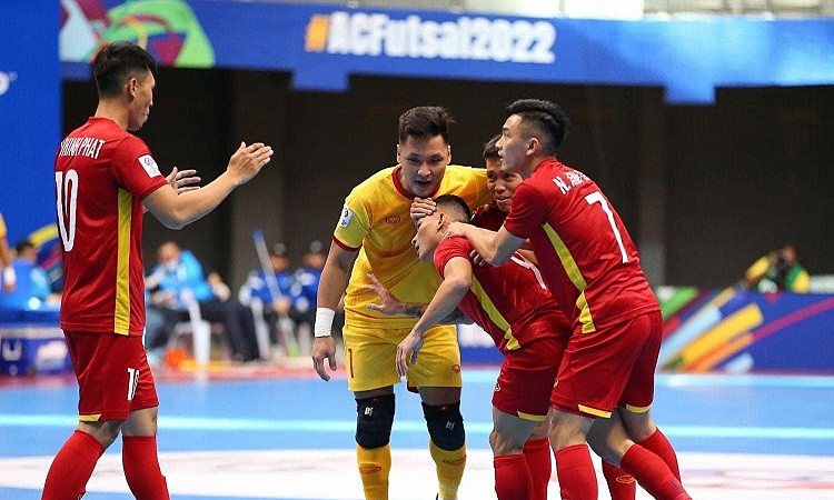 Giải futsal châu Á 2022: Đội tuyển Việt Nam đánh bại Saudi Arbia