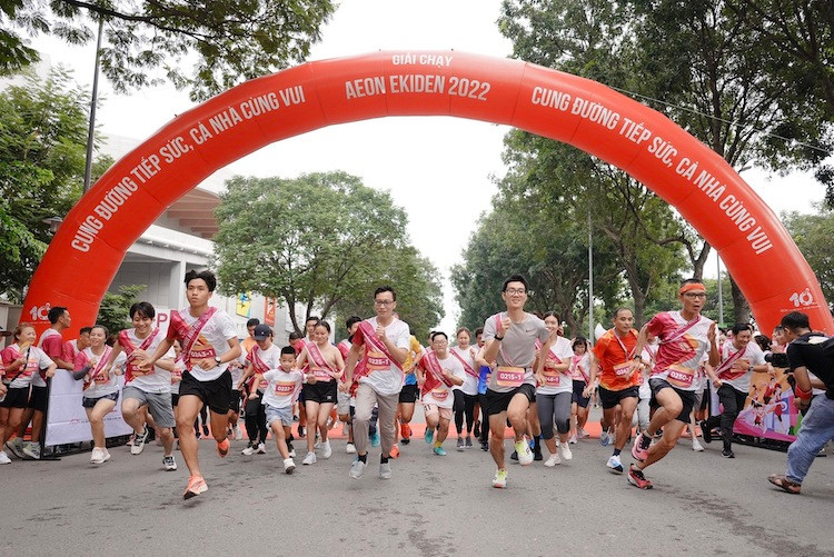 Aeon Việt Nam kỷ niệm 10 năm thành lập bằng chuỗi sự kiện Aeon Ekiden 2022
