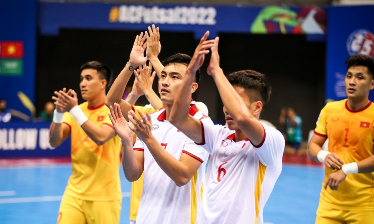 Giải futsal VĐ châu Á 2022: ĐT Việt Nam dừng chân ở tứ kết