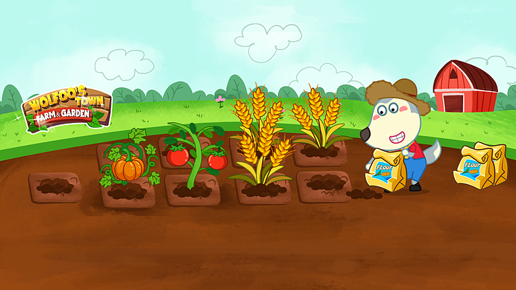 App Game “Wolfoo's Farm: Baby Farm Land” kích thích trí tưởng tượng và sáng tạo của trẻ