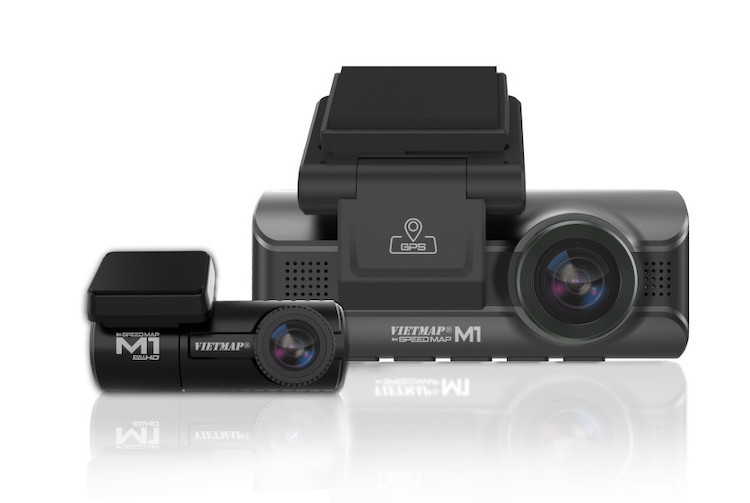 Camera hành trình ô tô tích hợp ứng dụng thông minh Speedmap M1