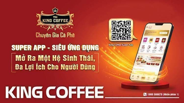 King Coffee ra mắt ứng dụng mua sắm, hợp tác kinh doanh