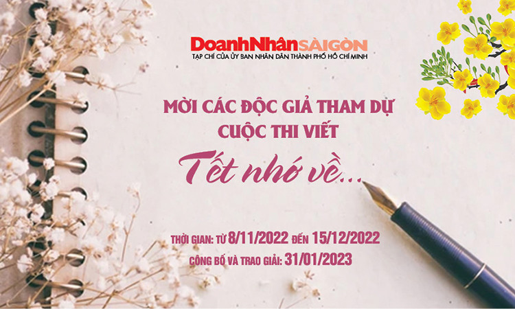 Tạp chí Doanh Nhân Sài Gòn mở cuộc thi viết với chủ đề 