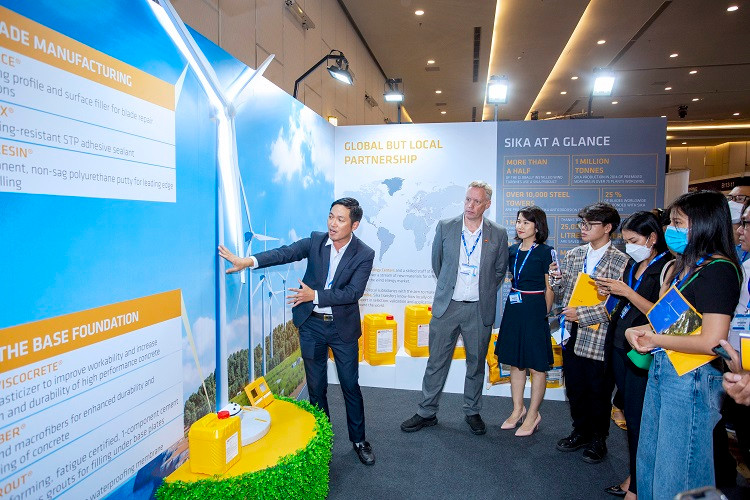 SIKA® giới thiệu chuỗi giải pháp bền vững và đột phá cho lĩnh vực điện gió