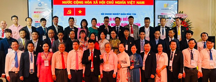 BCH Hội Doanh nghiệp Q.Binh Tân nhiệm kỳ V ra mắt Đại hội