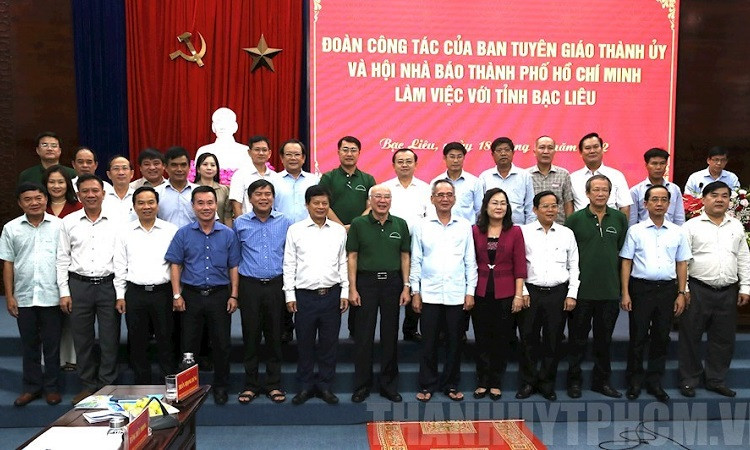 TP.HCM tăng cường hợp tác truyền thông với tỉnh Bạc Liêu