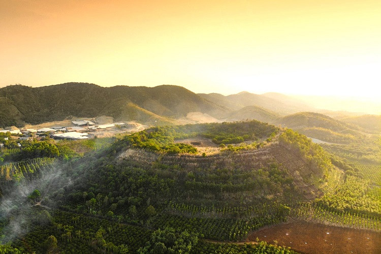 Núi lửa Băng Mo ở thị trấn Ea T’Ling, huyện Cư Jút, tỉnh Đắk Nông