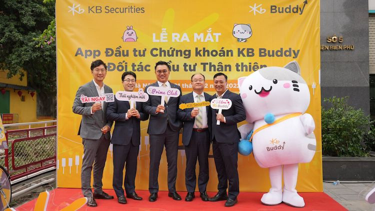 KB Việt Nam ra mắt ứng dụng đầu tư chứng khoán KB Buddy
