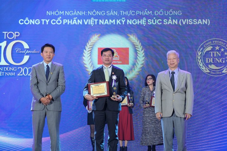 Vissan vào top 100 sản phẩm - dịch vụ tin dùng Việt Nam năm 2022