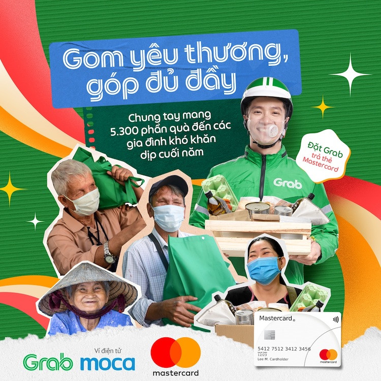Mastercard và Grab Việt Nam hợp tác hỗ trợ hơn 5.900 gia đình khó khăn